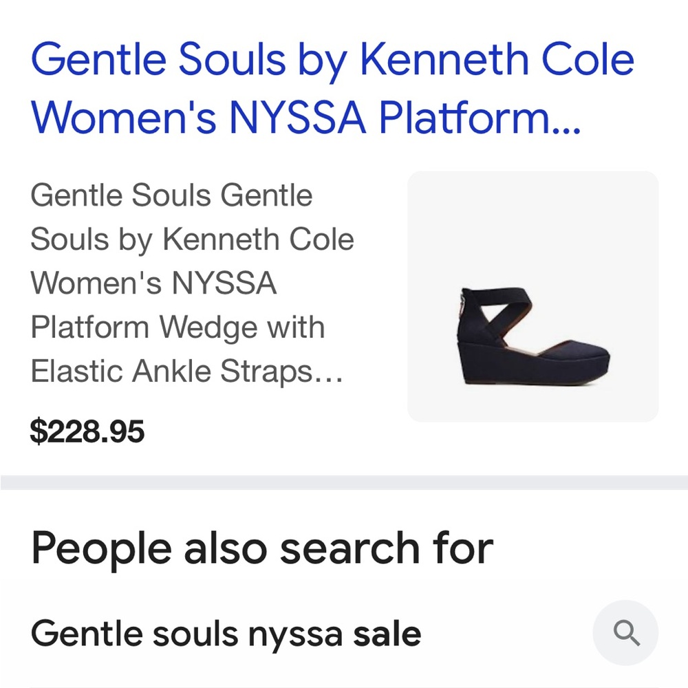 Gentle Souls Nyssa leather platform wedge - Picture 5 of 15
